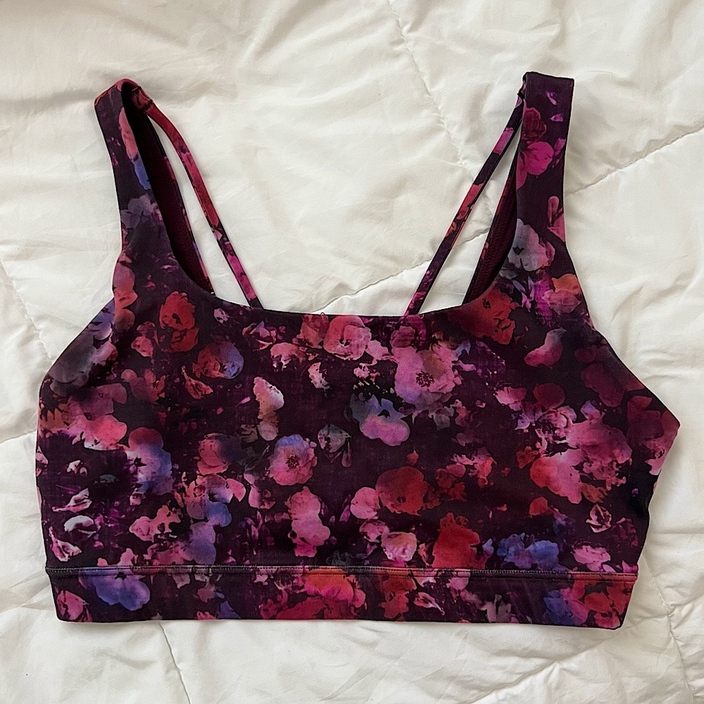 Exhale Bra Dappled Floral Multi DD